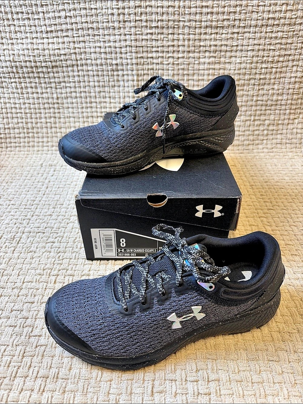 Under Armour Charged Escape 3 Athletic Shoes Black US 8
